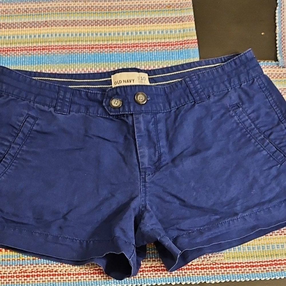 Casual Cotton Blend Shorts